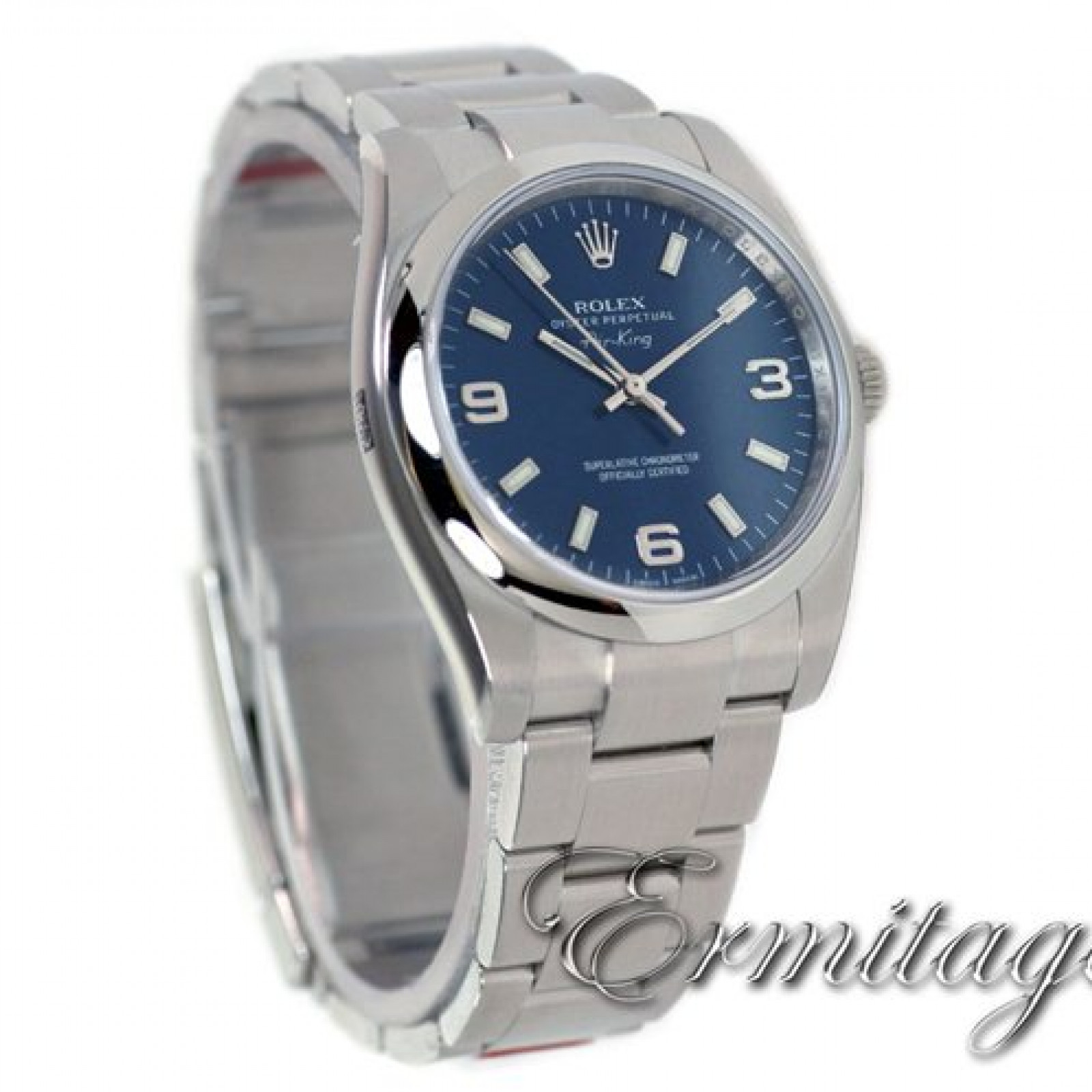 Rolex Air King 114200 Steel with Blue Dial Year 2012